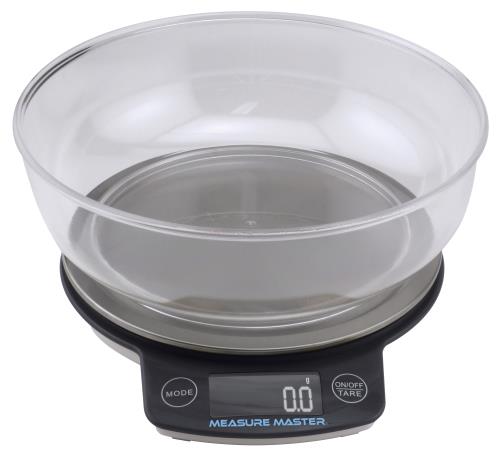 Measure Master 3 Kilogram Digital Scale with 1.88 Liter Bowl