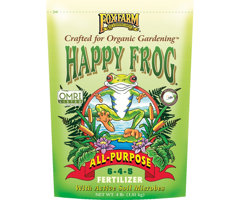 FoxFarm Happy Frog All-Purpose Fertilizer, 4 lb