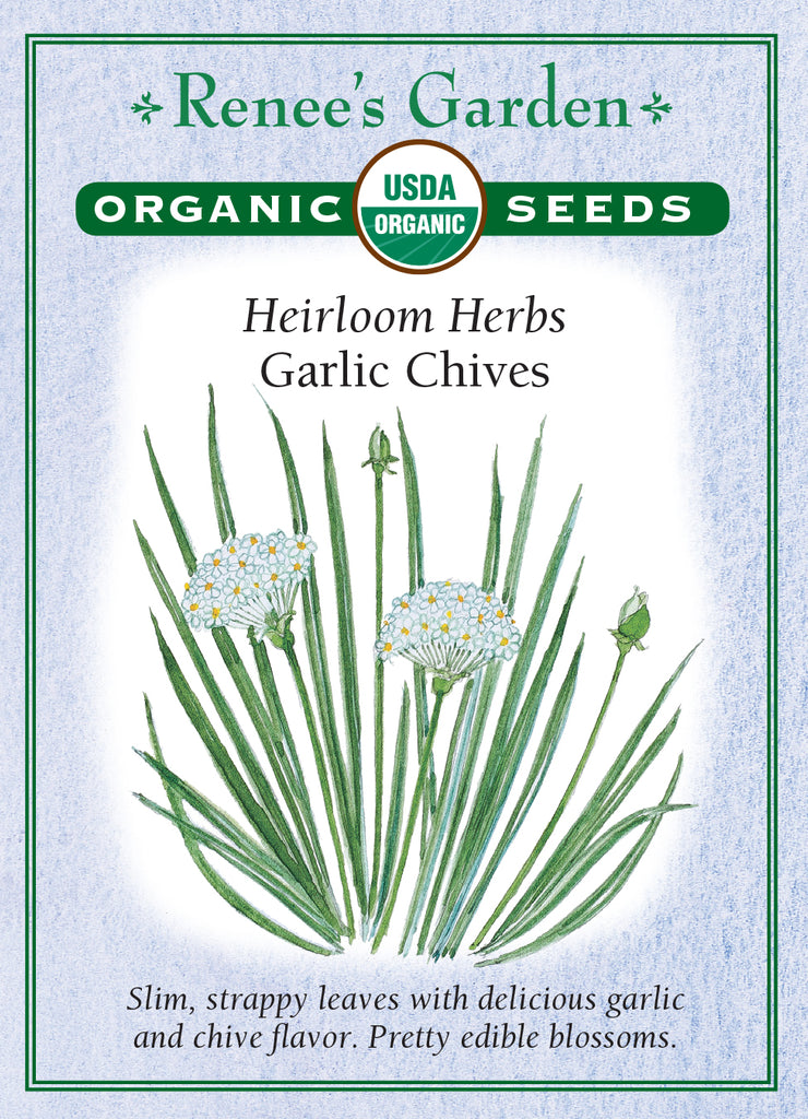 Renee's Garden Heirloom Chives Garlic