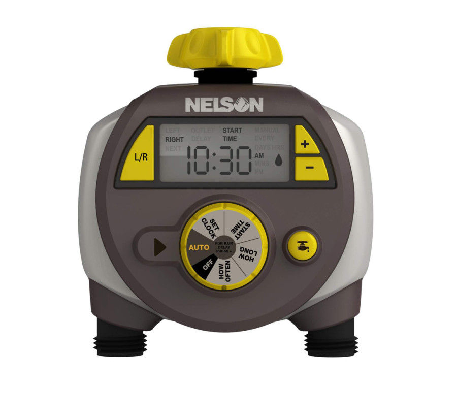 Nelson Dual Outlet Electronic Water Timer