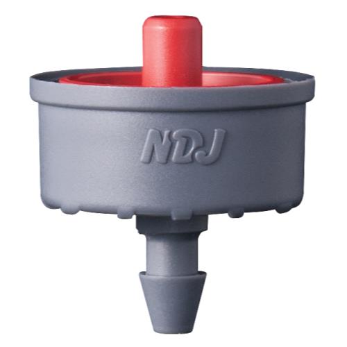 Jain Irrigation Pressure Comp. Dripper w/ Check Valve 3.0 GPH, 100-Pack