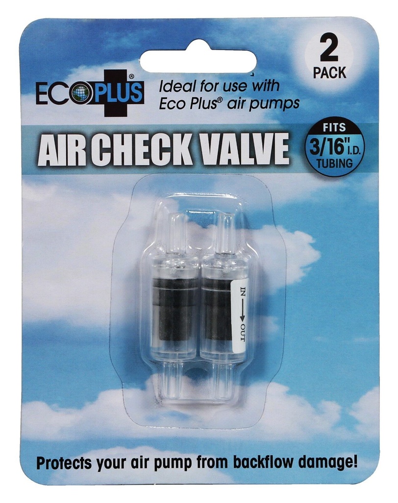 EcoPlus Check Valve for Air Pump, 3/16 in