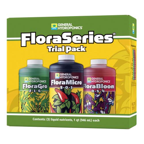 General Hydroponics FloraSeries Quart Trial Pack