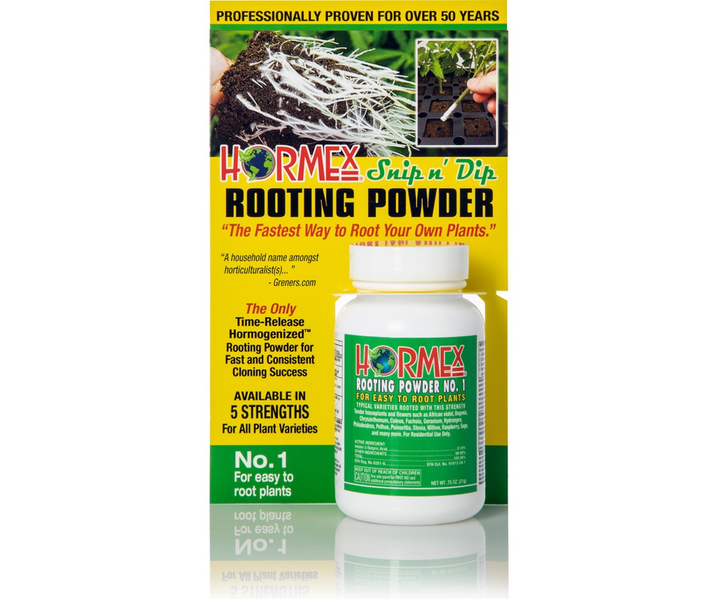 Hormex Snip n' Dip Rooting Powder #1, 0.75 oz