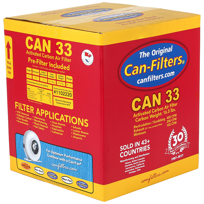 Can-Filter Can 33 Carbon Filter With Out Flange