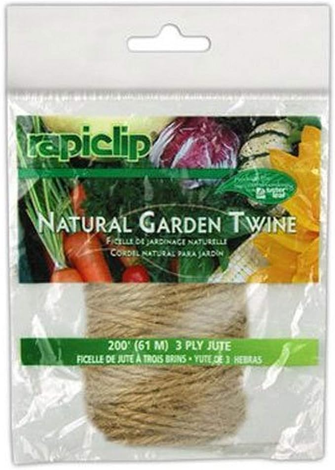 Rapiclip Natural Garden Twine, 200 ft