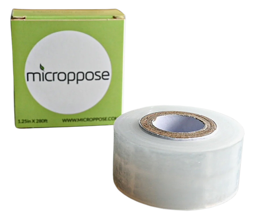 Microppose Clear Polyfilm, 1.25 in x 280 ft