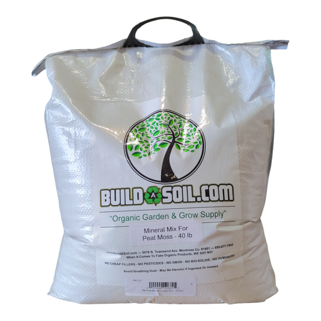 BuildASoil Mineral Kit For Peatmoss, 40lb