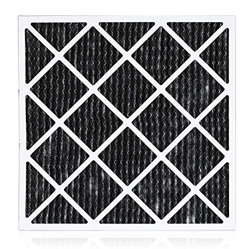 ZORO Activated Carbon Pleated Air Filter, 20 in x 20 in x 4 in