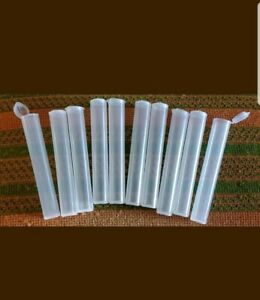 Clear Plastic Joint Tube, 4.5 In, 800-Pack