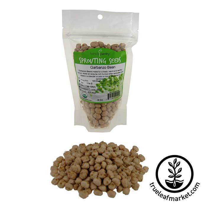 Handy Pantry Garbanzo Bean - Organic - Sprouting Seeds, 8 oz