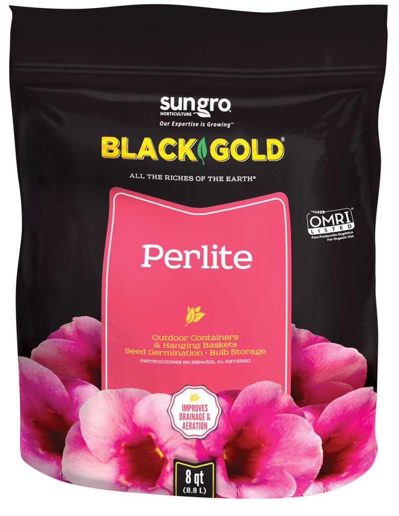 Black Gold Perlite, 8 qt