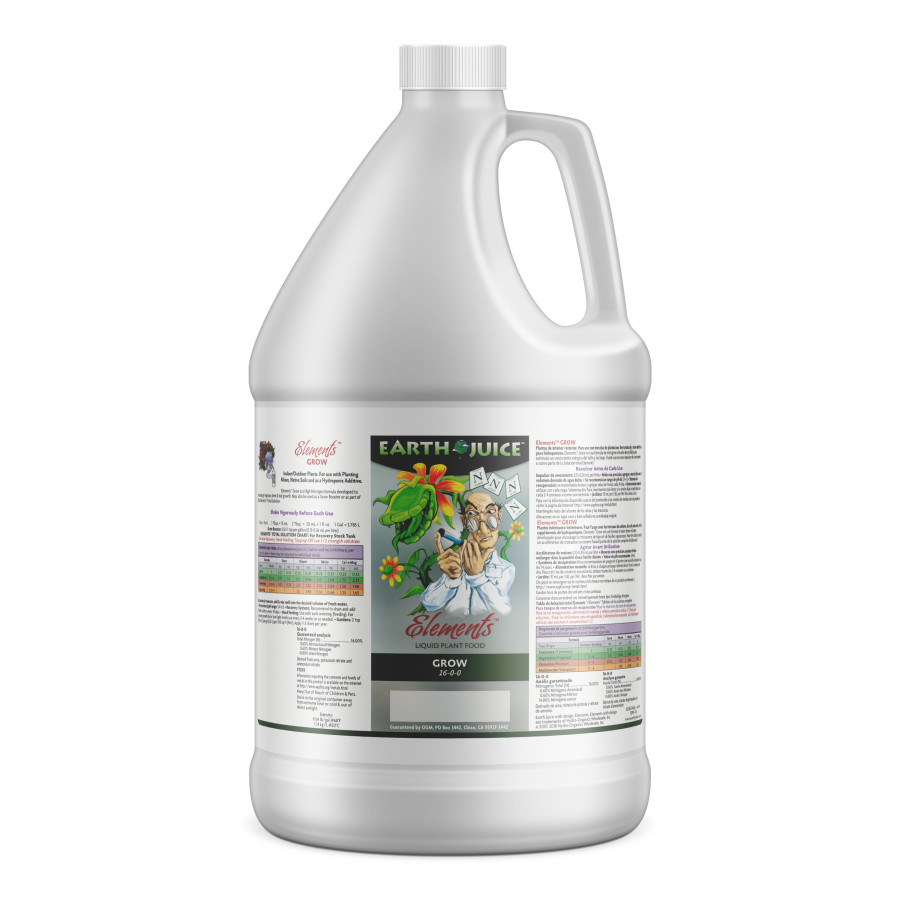 Earth Juice Elements Grow Liquid Plant Food 16-0-0 - 1 Gallon