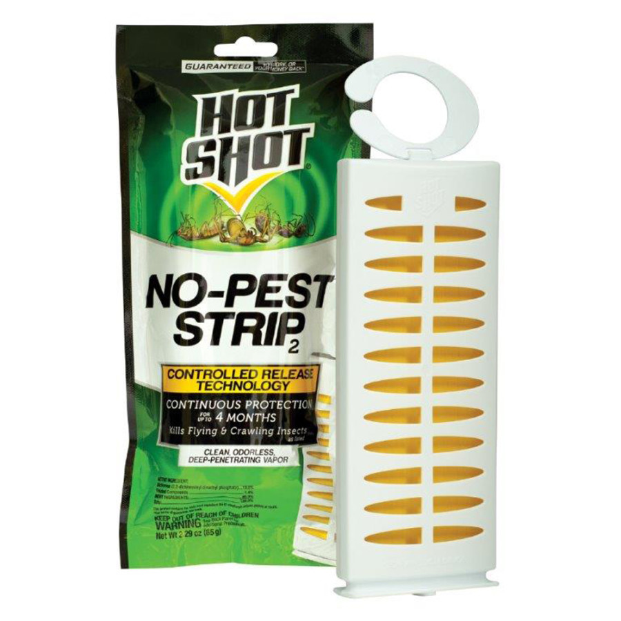 Hot Shot No-Pest Strip Kills Flying &amp; Crawling Insects