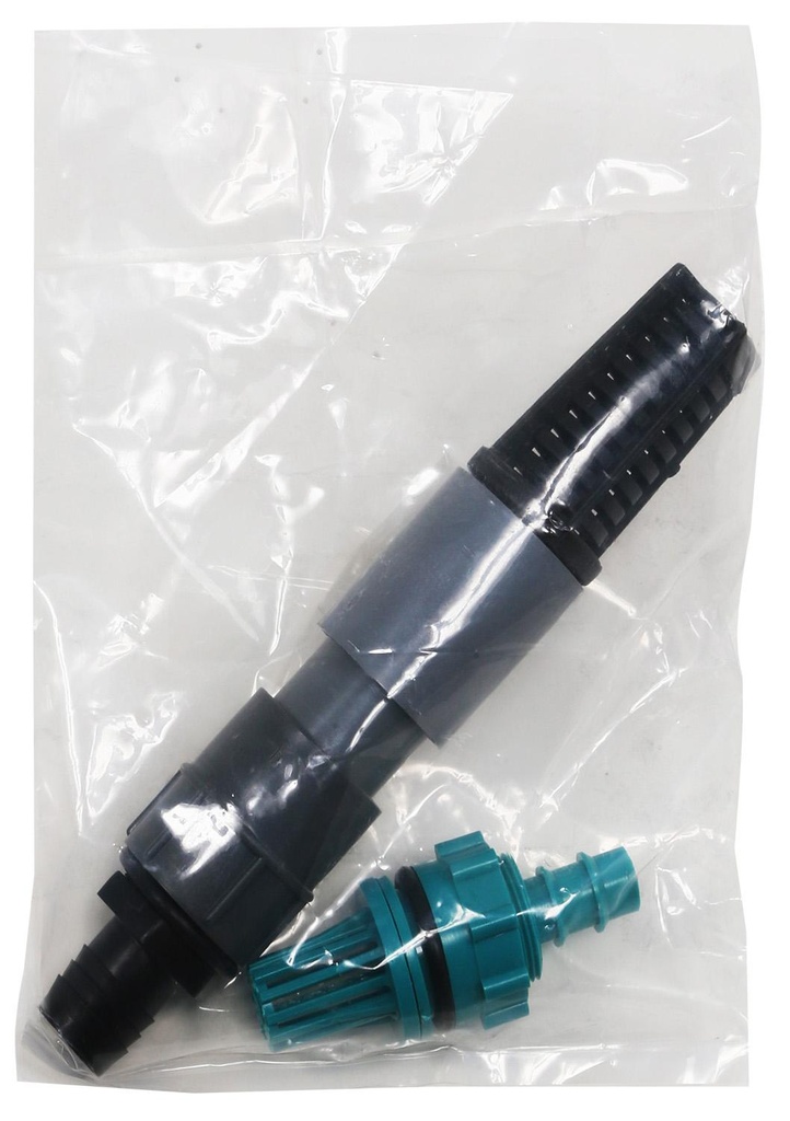 Ebb &amp; Flow Fitting Kit with Overflow, Teal