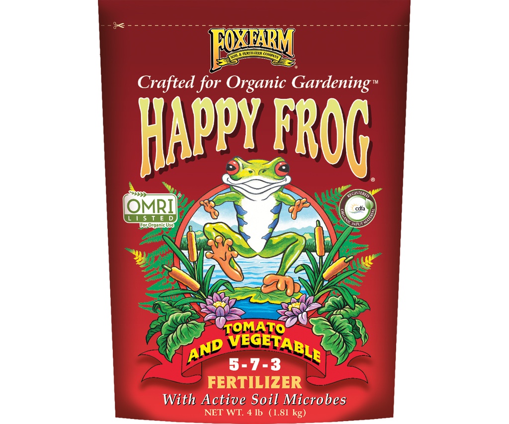 FoxFarm Happy Frog Tomato and Vegetable Fertilizer, 4 lb