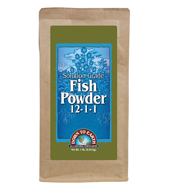 Down To Earth Fish Powder 12-1-1