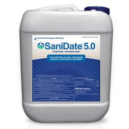 [SaniDate5.0/5Gal] BioSafe Systems Sanidate 5.0 - 5 gal