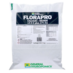 [HGC718008] General Hydroponics FloraPro Calcium + Micros Soluble 14-0-0 plus 17% Ca, 25 lb