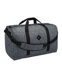 [RV10050] Revelry Continental Striped Dark Grey Duffle Bag - Large