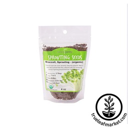 [16796] Handy Pantry Broccoli - Organic - Sprouting Seeds 4 oz