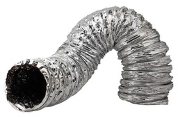 Ideal-Air Supreme Silver/Black Ducting, 25 ft