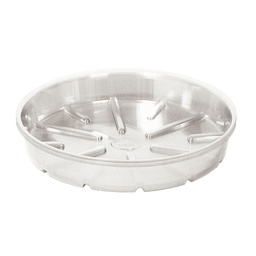 [100052712] Bond Plastic Saucer Clear, 25ea/21 in