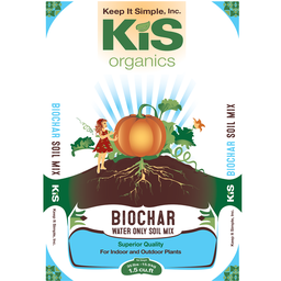 [KiSBC1.5] Kis BioChar Water Only Soil, 1.5 cu ft