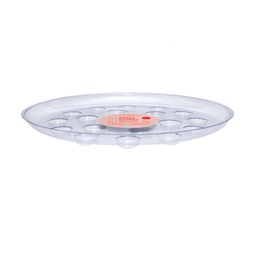 [100533078] Curtis Wagner Plastics Carpet Saver Heavy Footed Saucer, 14 in