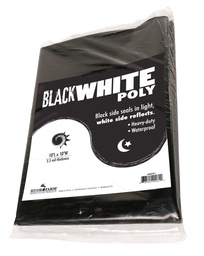 Hydrofarm Black White Poly, 5.5 mm