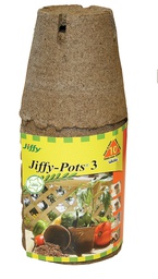 [100055693] Jiffy Pots Round Grows Plants, 3 in