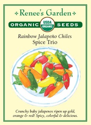[3094] Renee's Garden Pepper Jalapeño Rainbow Chiles Spice Trio