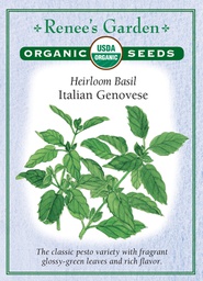 [3008] Renee's Garden Heirloom Basil Italian Genovese