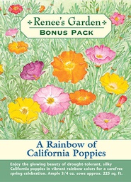 [8173] Renee's Garden Poppies Bonus Pack A Rainbow of California