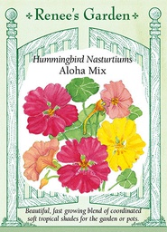 [5874] Renee's Garden Nasturtiums Hummingbird Aloha Mix