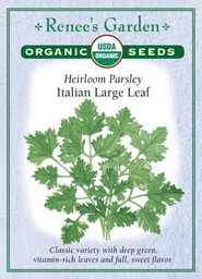 [3021] Renee's Garden Heirloom Parsley Italian Large Leaf