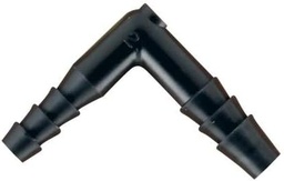 [742135] Hydro Flow Barbed Reducer Elbow Fitting, 1/4 In to 3/16 In