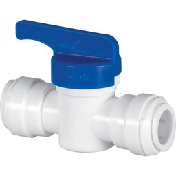 Quick Connect Water Tube Fitting Inline Shut Off Valve