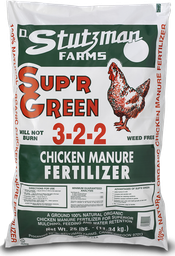 [Sup'RGreen25lb] Stutzman Sup'R Green Chicken Manure 3-2-2, 25 lb