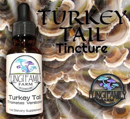 [FFFTT30ml] Fungi Family Farm Turkey Tail Tincture, 30 ml