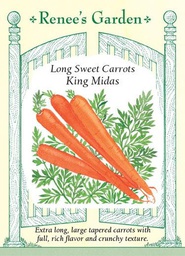 [5154] Renee's Garden Carrots Long Sweet King Midas
